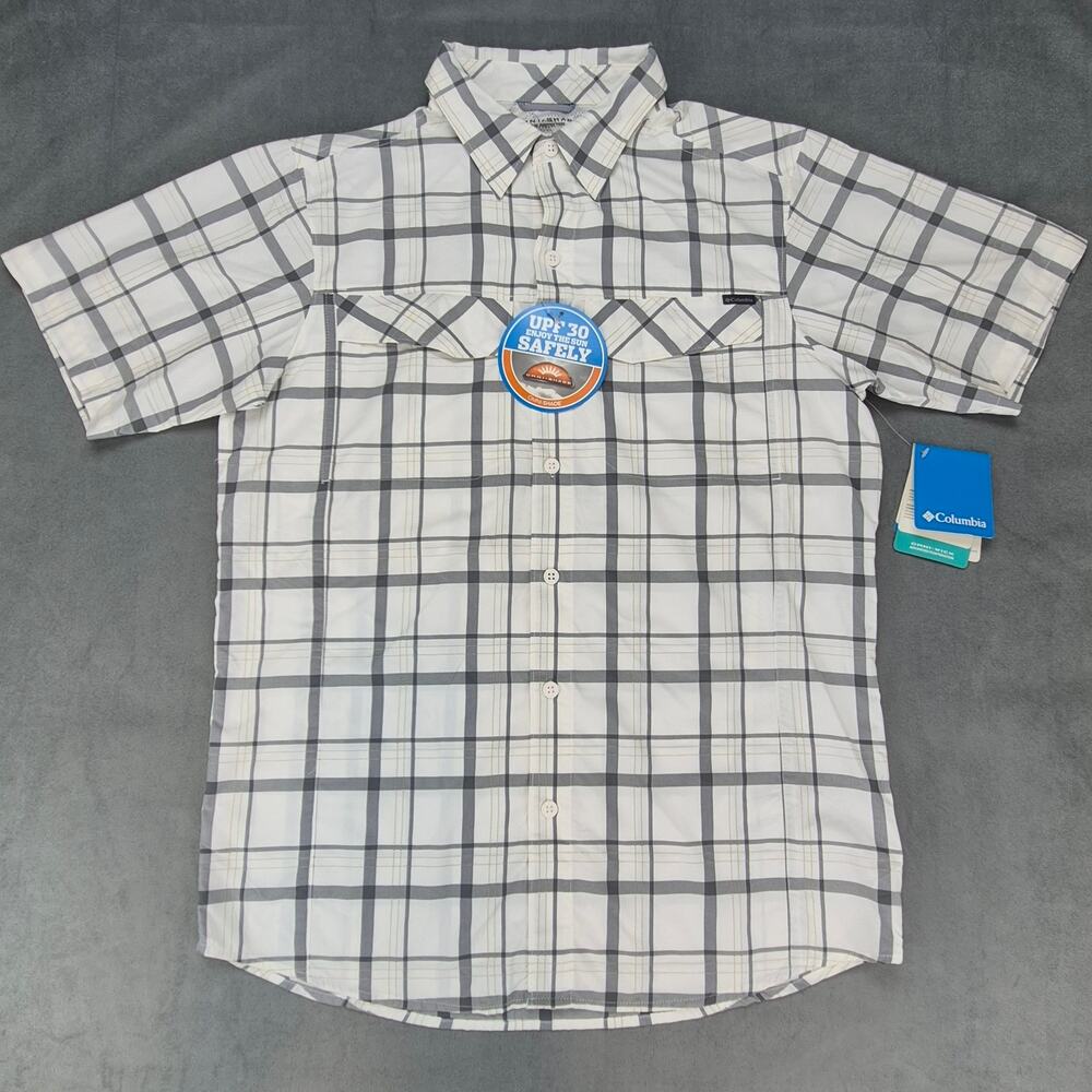 Columbia Omni-Wick Men's Silver Ridge Multi Plaid Short Sleeve Shirt AM7429101 S
